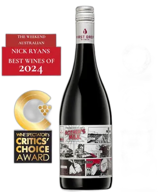Botella de First Drop Mother's Milk Shiraz 2022