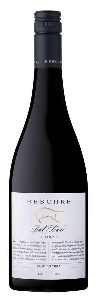 Botella de Reschke Bull Trader Shiraz 2021