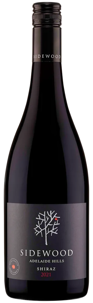 Botella de Sidewood Estate Shiraz 2021